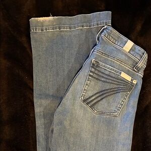 7 For All Mankind Light Blue Straight Leg Jeans